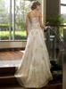 Embroidered wedding gown