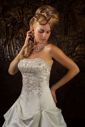 strapless wedding dresses 