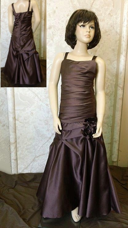 chocolate brown bridesmaid dress