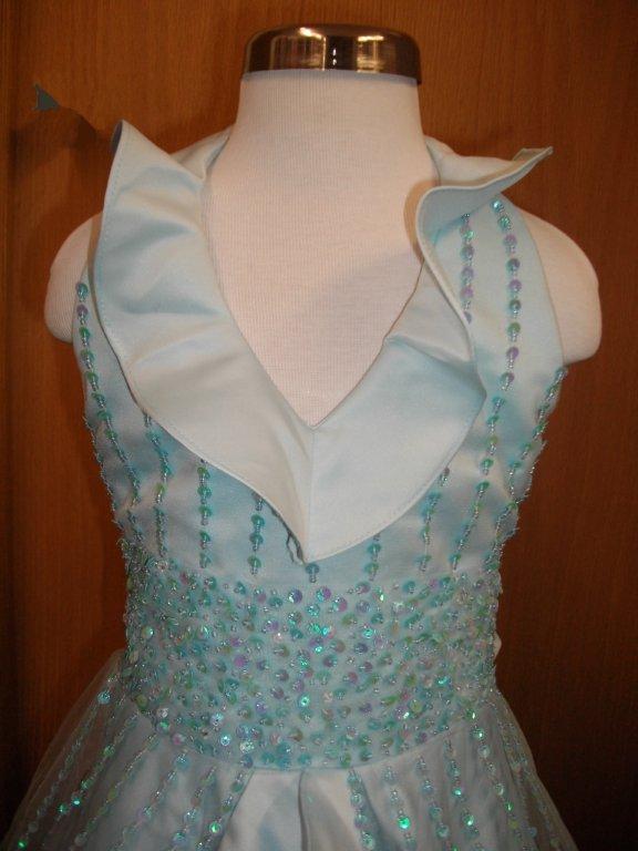 sky blue pageant dress