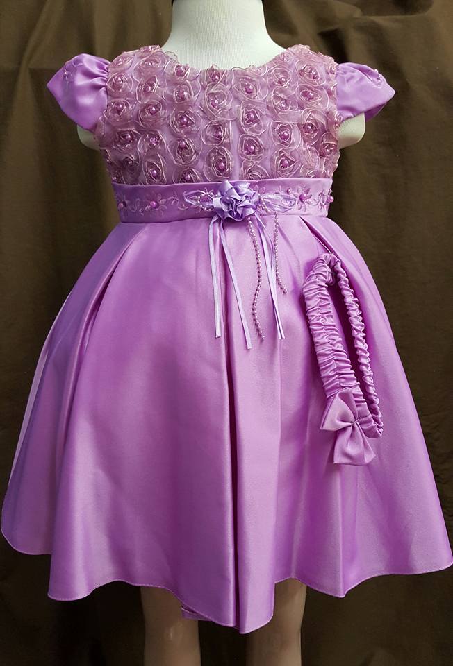 purple baby dress