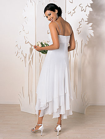 handkerchief bridesmaid dress