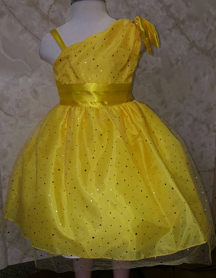 yellow size 4 dress