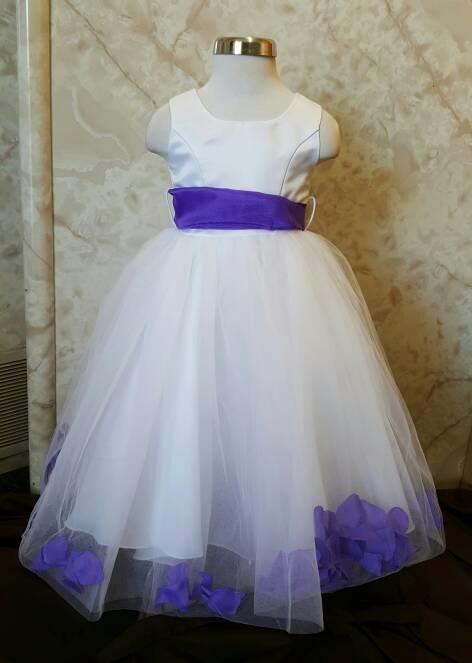 size 2 in white and purple