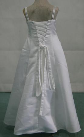 white dress and appliques