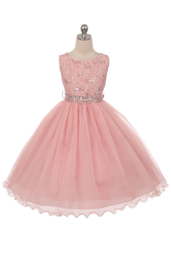 pink sequin dress