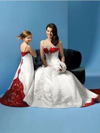 matching wedding dresses