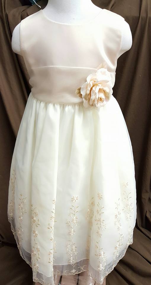 ivory flower girl dresses for weddings