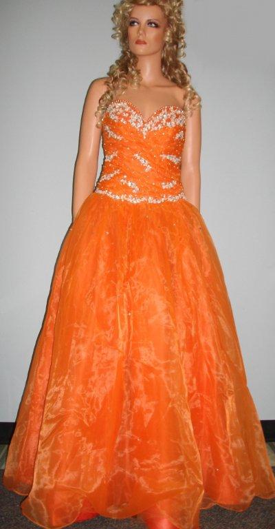 Unique Fashions Pageant Dresses on Colored Prom Pageant Gowns  Flame Strapless Prom And Pageant Dresses