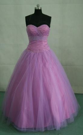 pink Sweetheart formal ball gown