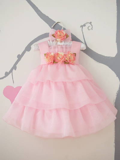 pink infant Easter dress