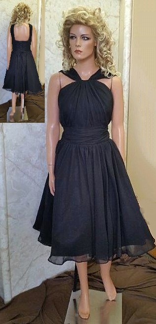 black bridesmaid dresses short
