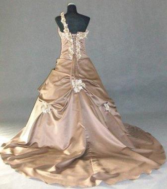Caramel and Champagne gown