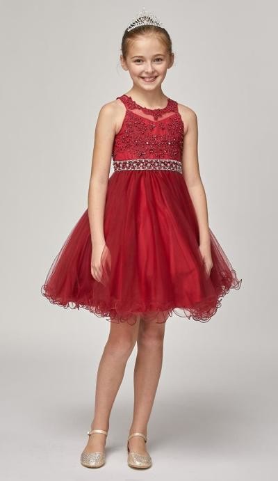 girls red holiday dresses