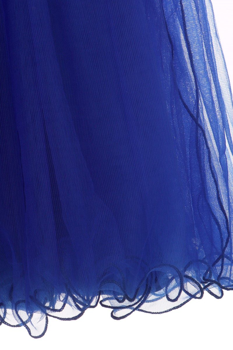 Multi layered fully lined tulle with coiled wired hem