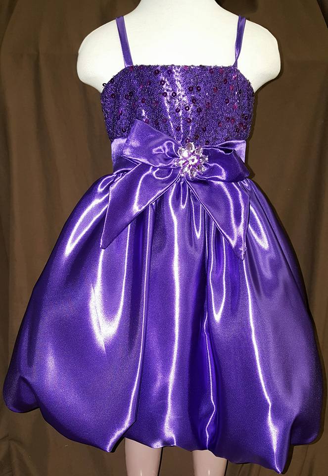 purple fancy dress