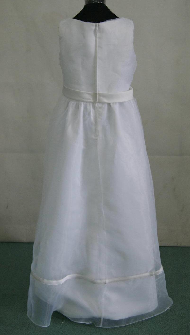 white organza dress