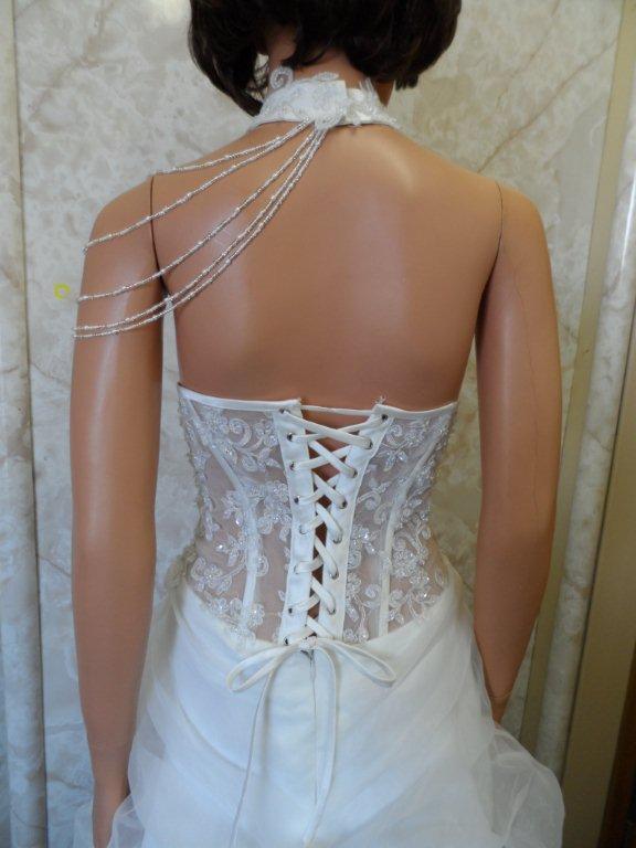corset lace wedding gown