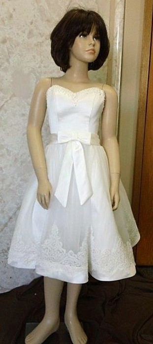 Short Wedding dress for flower girls