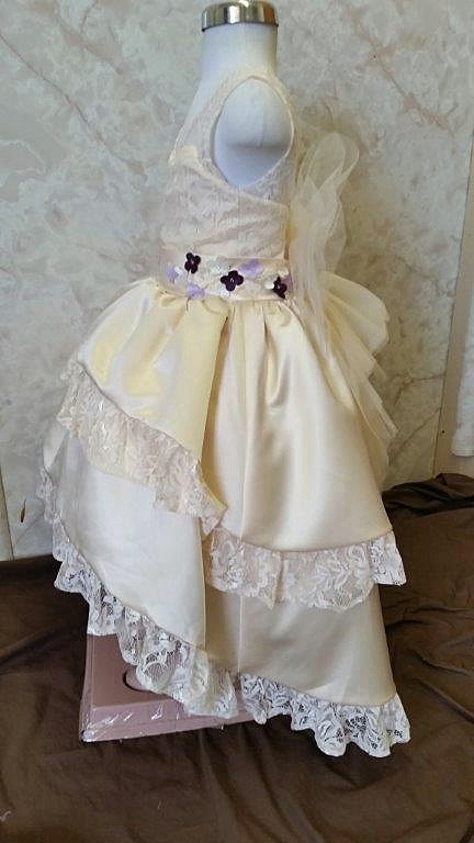 infant miniature wedding dress