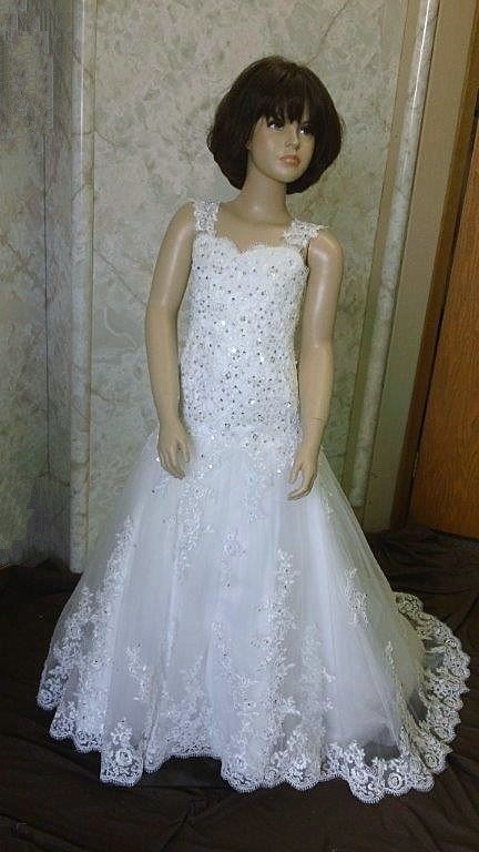 fit and flare flower girl dress