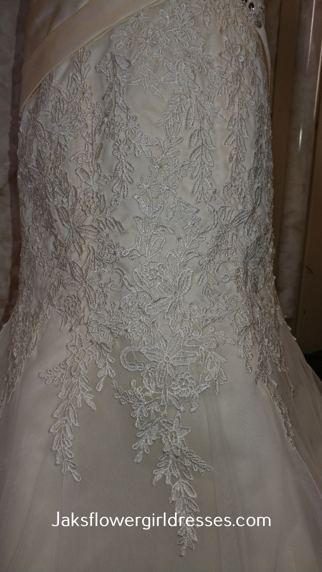 pearl miniature bridal gown
