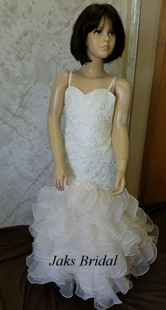 mermaid flower girl dress