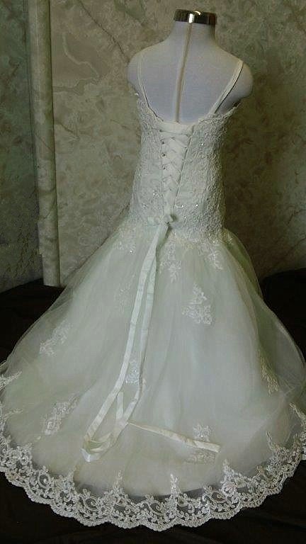 fit and flare flower girl dress