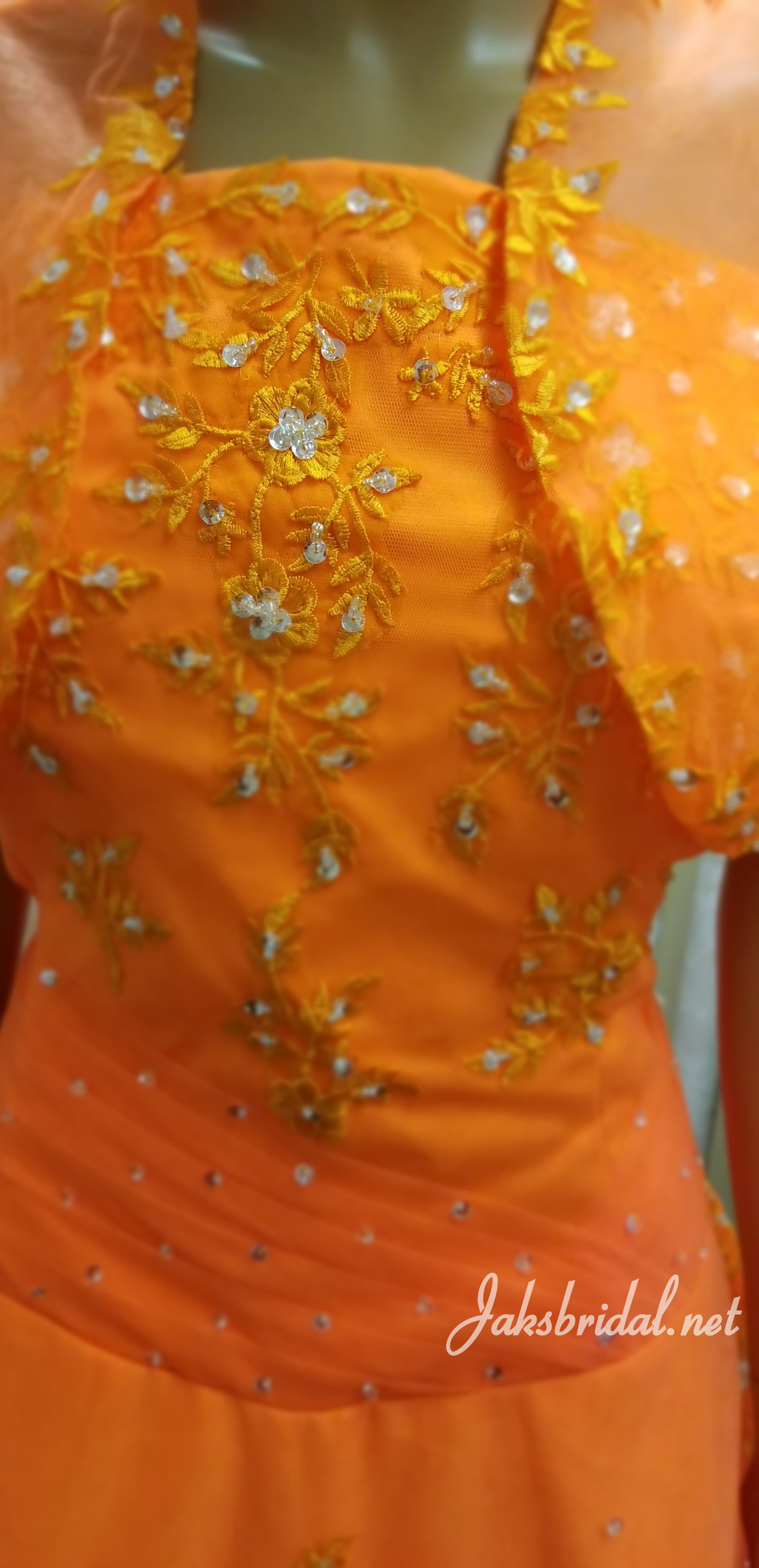 tangerine dress