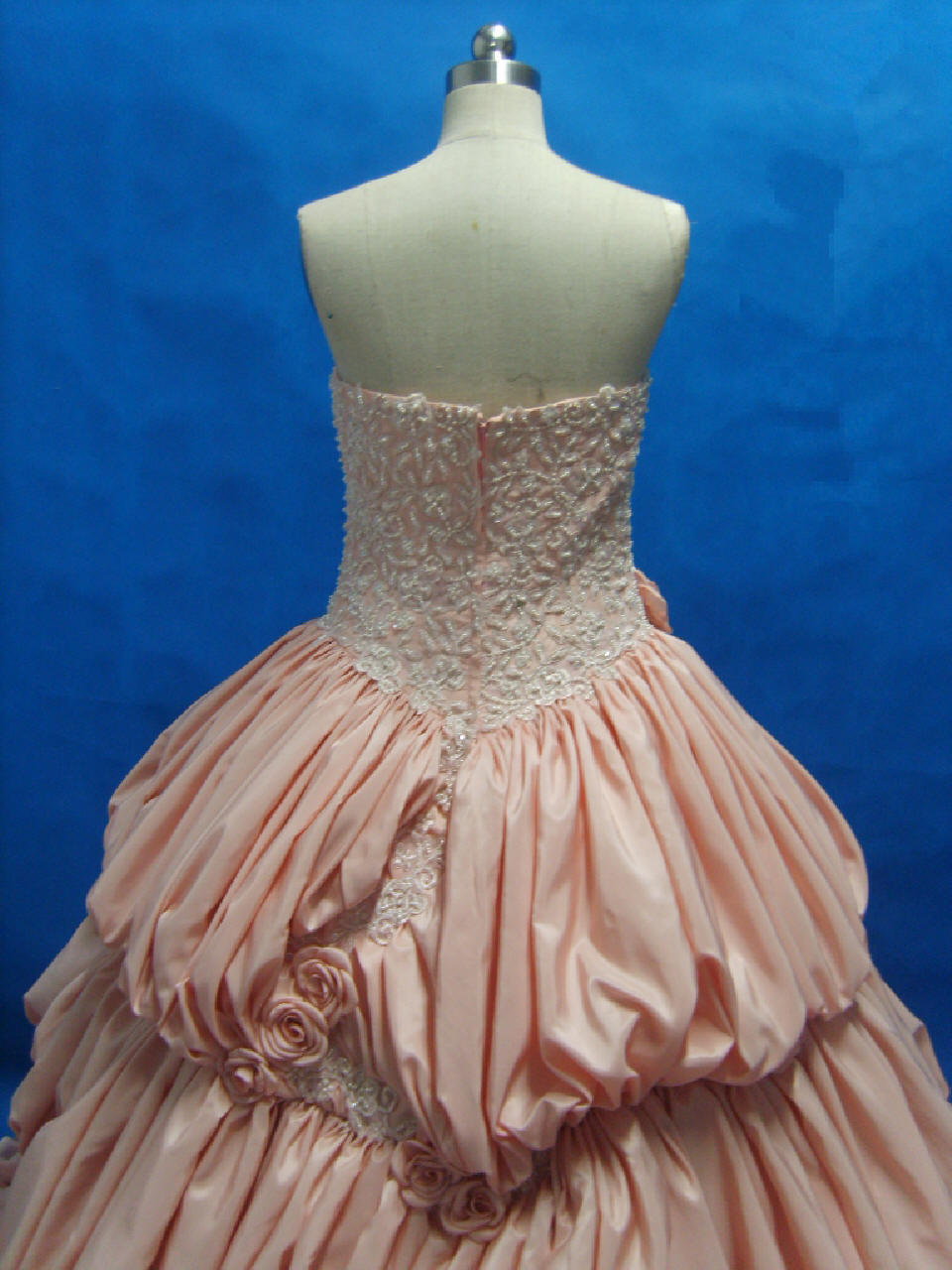 ballgown with roses