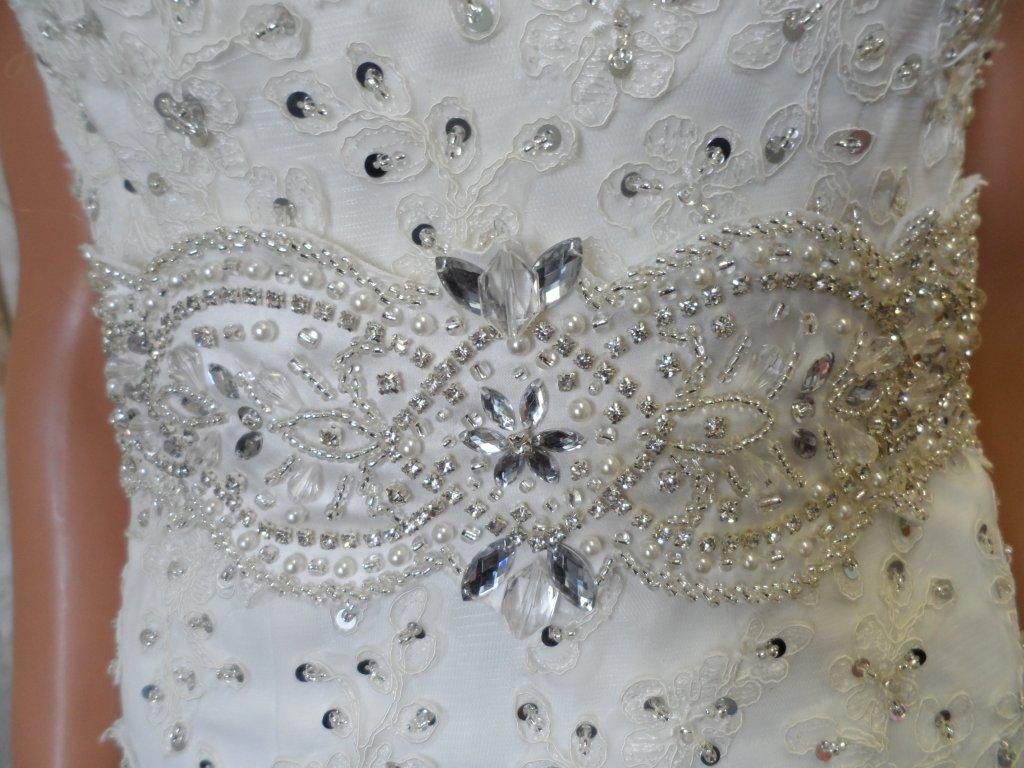 Crystal wedding sash