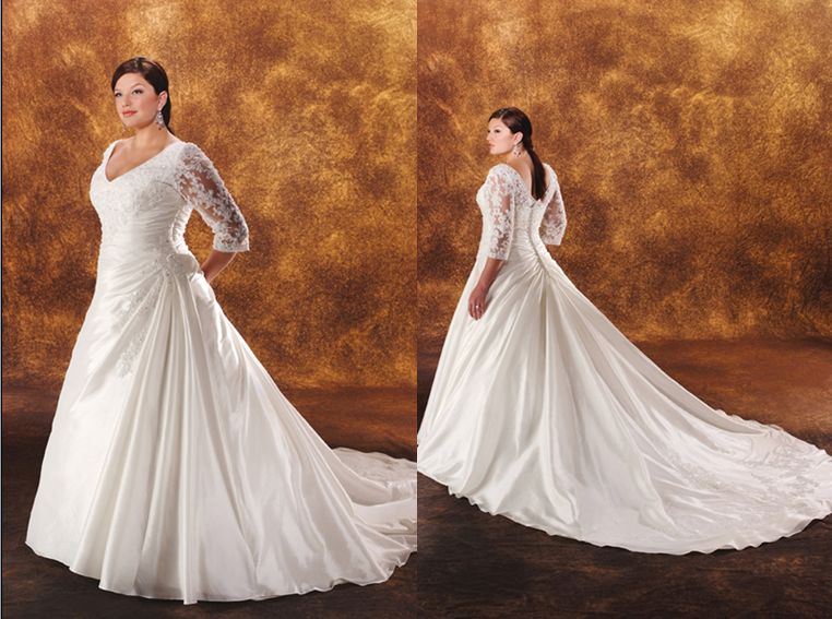 wedding gowns plus size