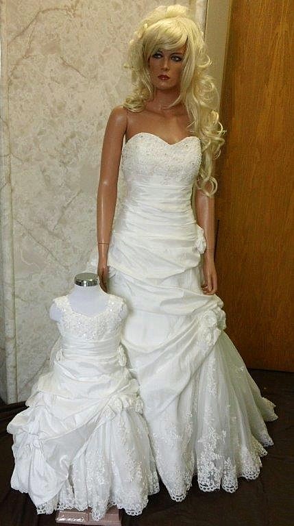 miniature bridal style flower girl dresses