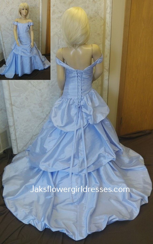 lavender flower girl dress