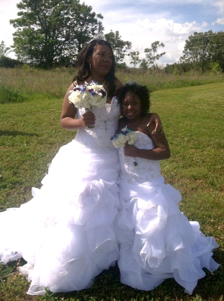 little brides dress