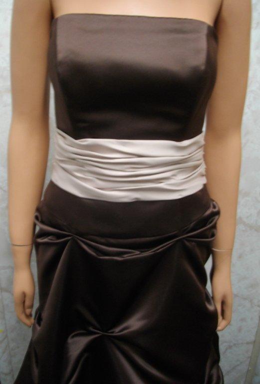 chocolate brown bridesmaid dress