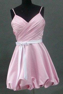 pink and white pink junior bubble skirt dress