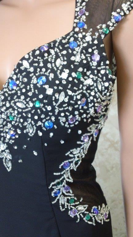 bodice and side beading design