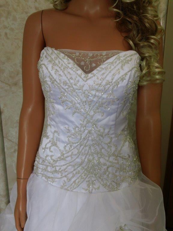 Corset Ball Gown With Beaded Embroidery