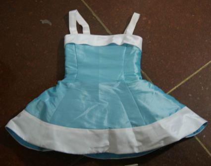 pool blue and white 6 month size dress