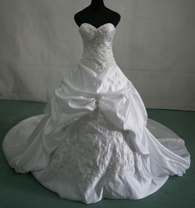 strapless miniature bridal gown