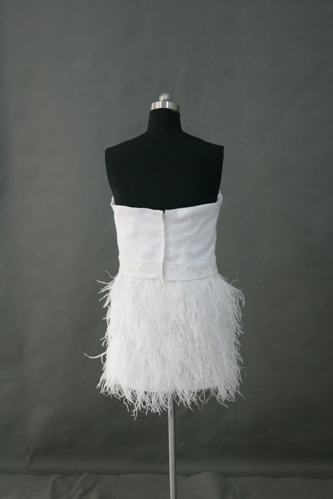 mini feather dress