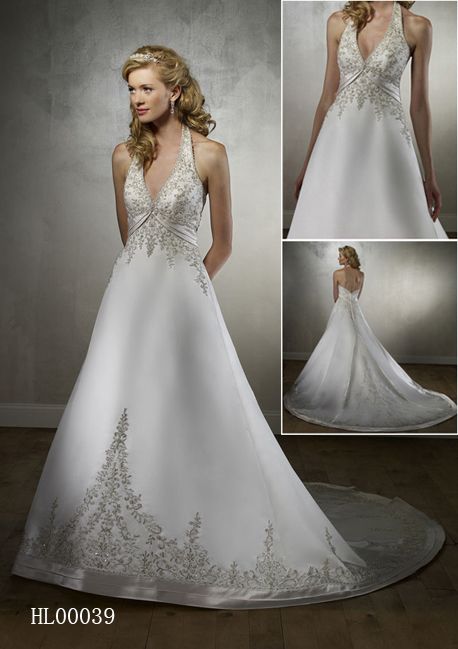 embroidered wedding gowns