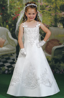Wedding gowns for kids.