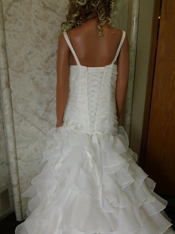 Corset Bodice Layered Organza Wedding Dress