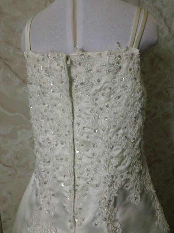 ivory miniature bridal gown