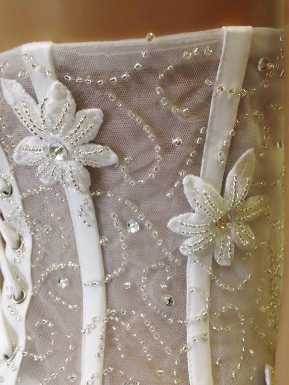 illusion wedding dress