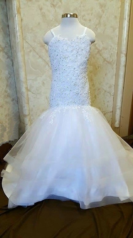 fit and flare flower girl dress