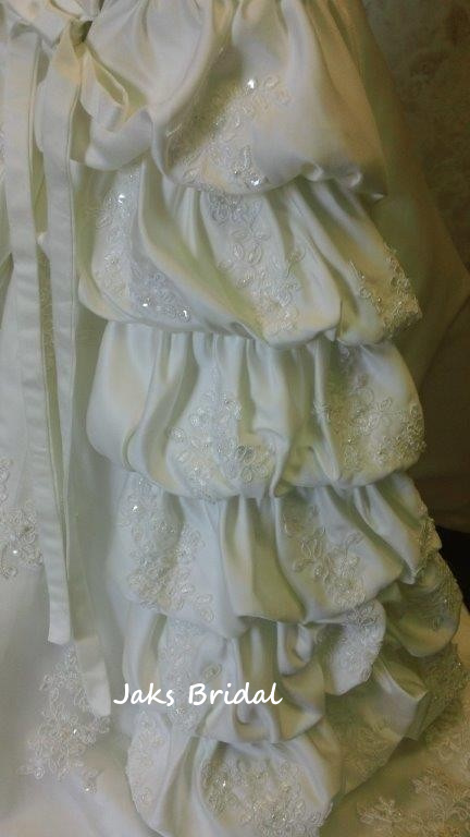 tiered bubble dress