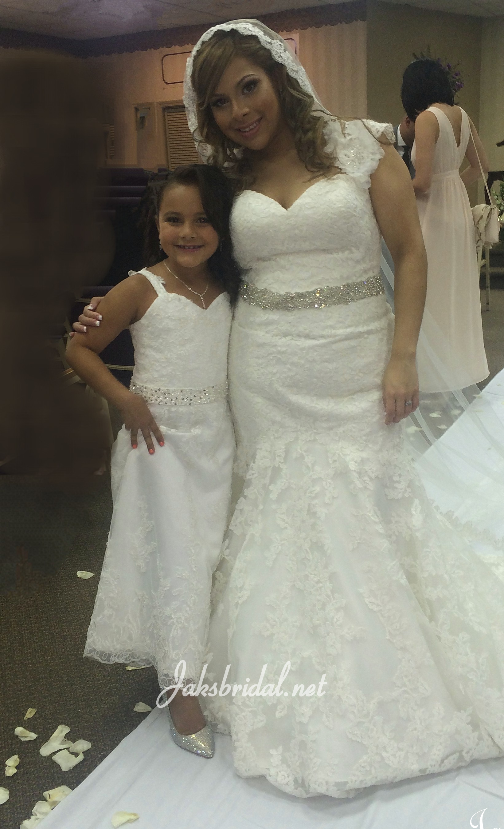 Matching Flower Girl Dresses to Bridal Gowns